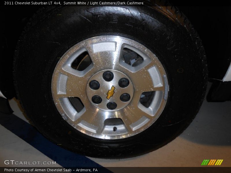 Summit White / Light Cashmere/Dark Cashmere 2011 Chevrolet Suburban LT 4x4