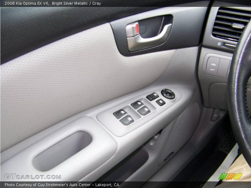 Bright Silver Metallic / Gray 2008 Kia Optima EX V6