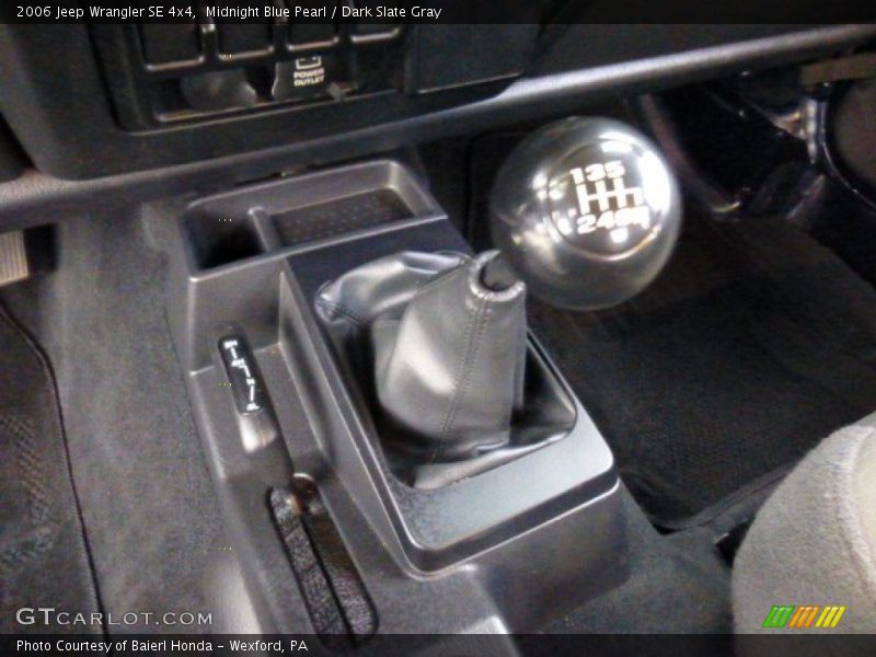 Midnight Blue Pearl / Dark Slate Gray 2006 Jeep Wrangler SE 4x4