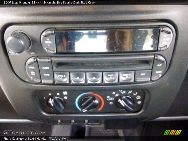Midnight Blue Pearl / Dark Slate Gray 2006 Jeep Wrangler SE 4x4