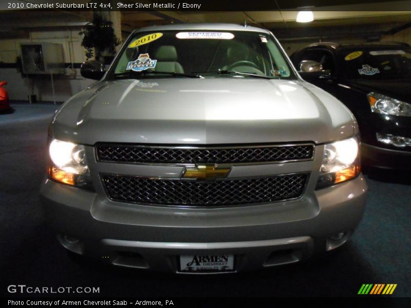 Sheer Silver Metallic / Ebony 2010 Chevrolet Suburban LTZ 4x4