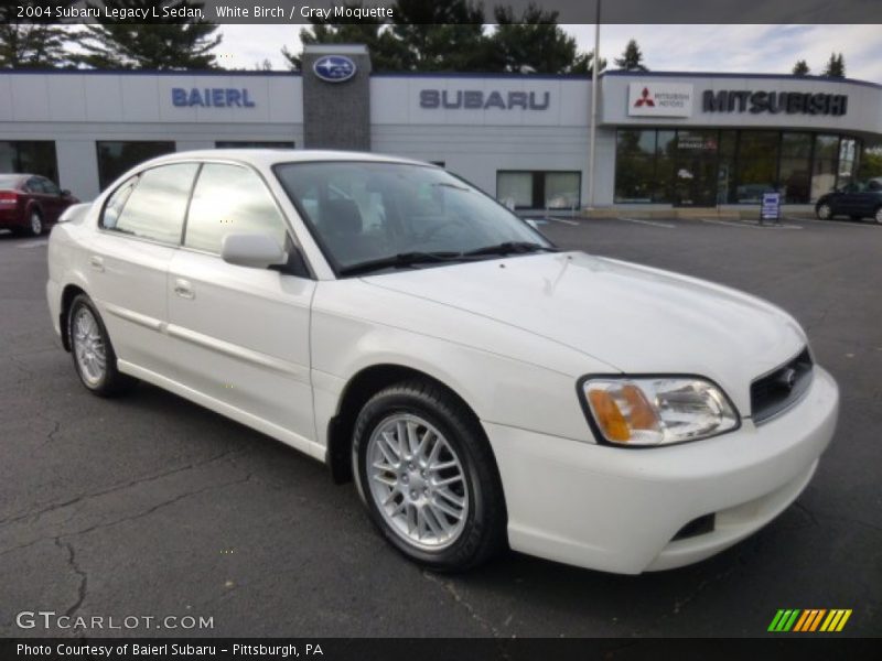 White Birch / Gray Moquette 2004 Subaru Legacy L Sedan