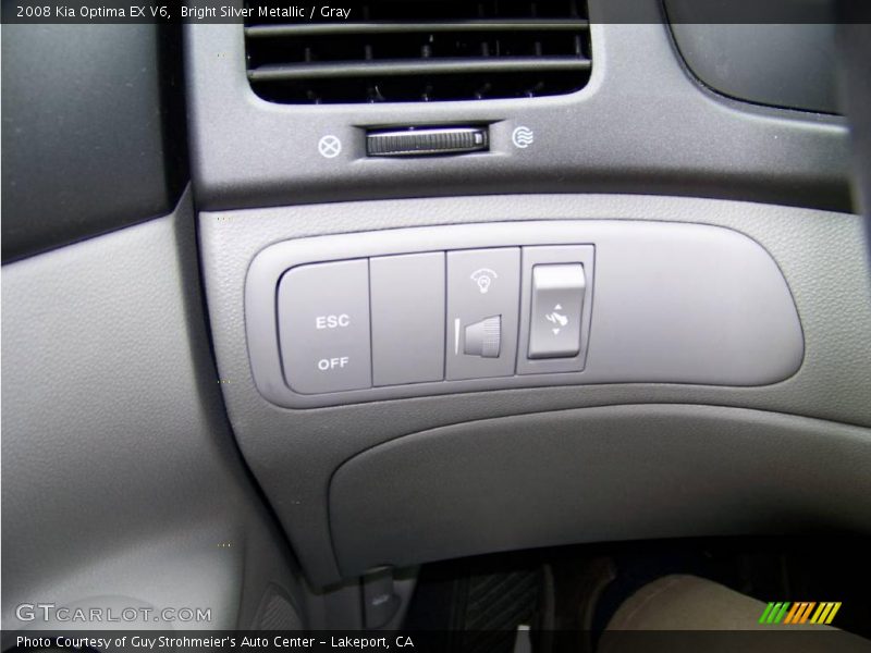 Bright Silver Metallic / Gray 2008 Kia Optima EX V6