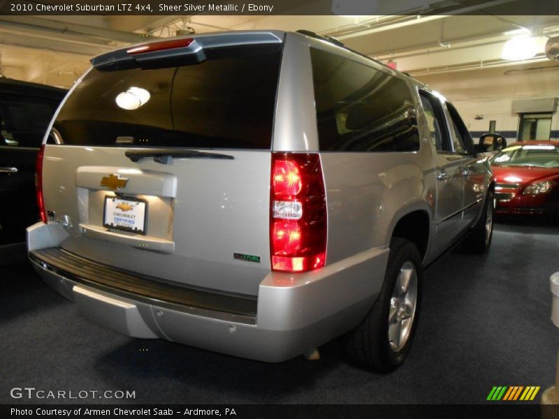 Sheer Silver Metallic / Ebony 2010 Chevrolet Suburban LTZ 4x4