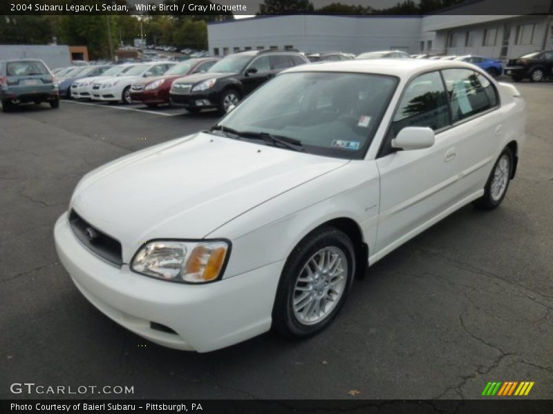 White Birch / Gray Moquette 2004 Subaru Legacy L Sedan