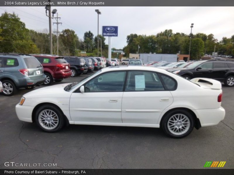 White Birch / Gray Moquette 2004 Subaru Legacy L Sedan
