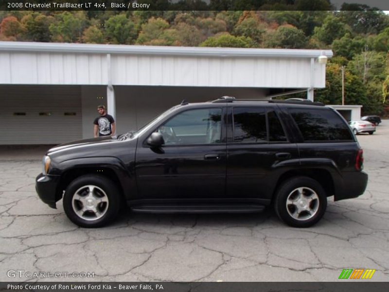 Black / Ebony 2008 Chevrolet TrailBlazer LT 4x4
