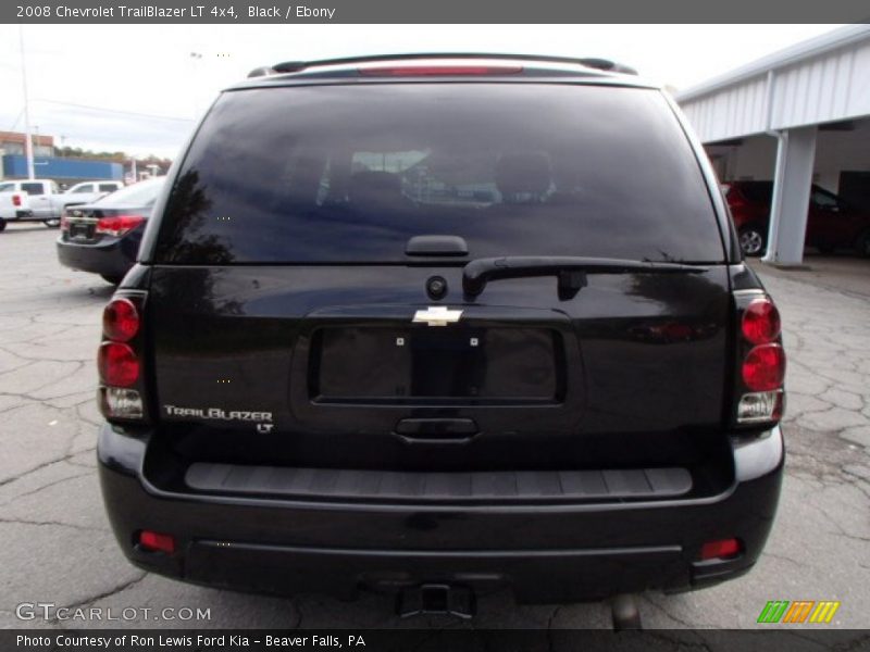 Black / Ebony 2008 Chevrolet TrailBlazer LT 4x4