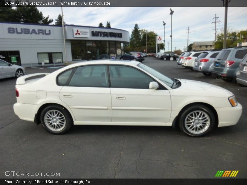 White Birch / Gray Moquette 2004 Subaru Legacy L Sedan