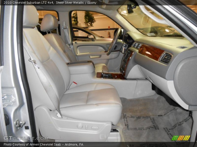 Sheer Silver Metallic / Ebony 2010 Chevrolet Suburban LTZ 4x4