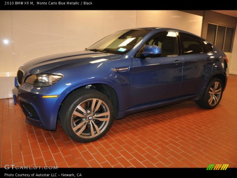 Monte Carlo Blue Metallic / Black 2010 BMW X6 M