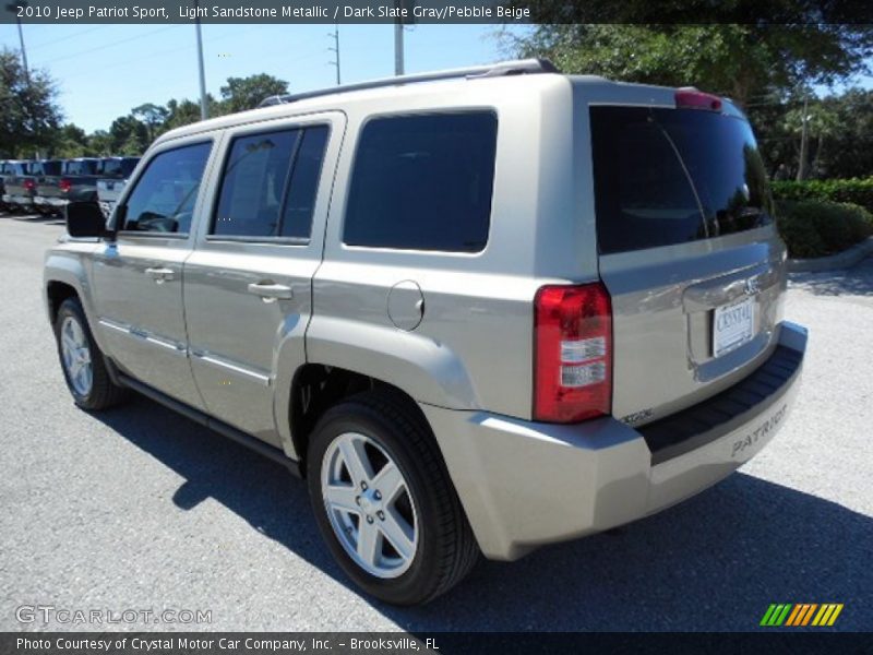 Light Sandstone Metallic / Dark Slate Gray/Pebble Beige 2010 Jeep Patriot Sport