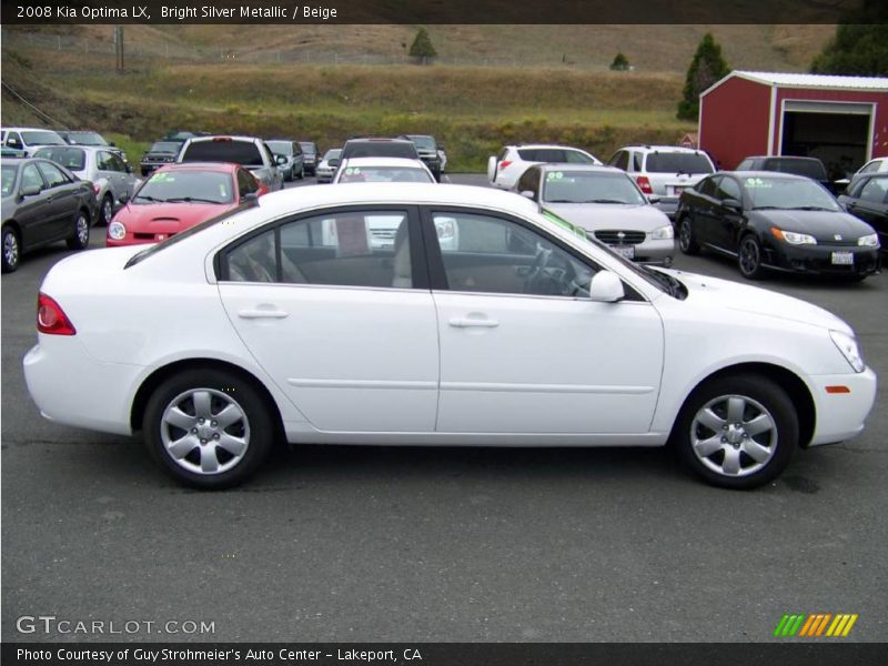 Bright Silver Metallic / Beige 2008 Kia Optima LX