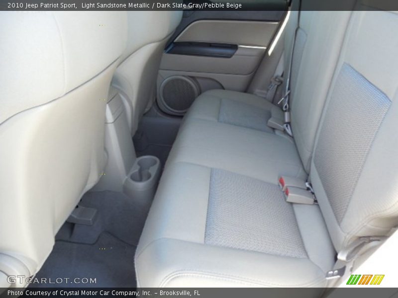 Light Sandstone Metallic / Dark Slate Gray/Pebble Beige 2010 Jeep Patriot Sport