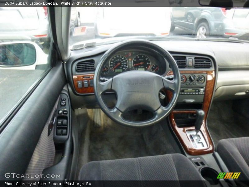 White Birch / Gray Moquette 2004 Subaru Legacy L Sedan