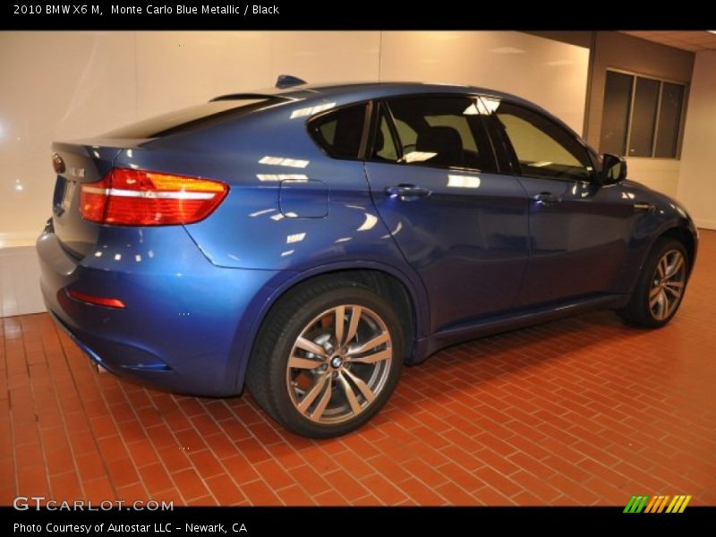 Monte Carlo Blue Metallic / Black 2010 BMW X6 M