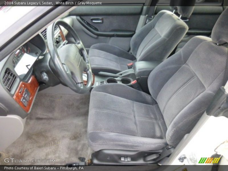 White Birch / Gray Moquette 2004 Subaru Legacy L Sedan