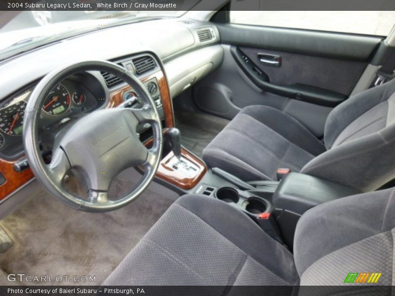 White Birch / Gray Moquette 2004 Subaru Legacy L Sedan