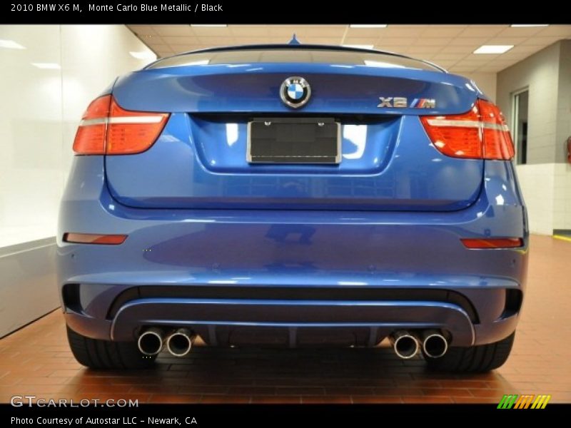 Monte Carlo Blue Metallic / Black 2010 BMW X6 M