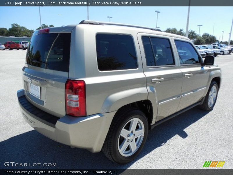 Light Sandstone Metallic / Dark Slate Gray/Pebble Beige 2010 Jeep Patriot Sport