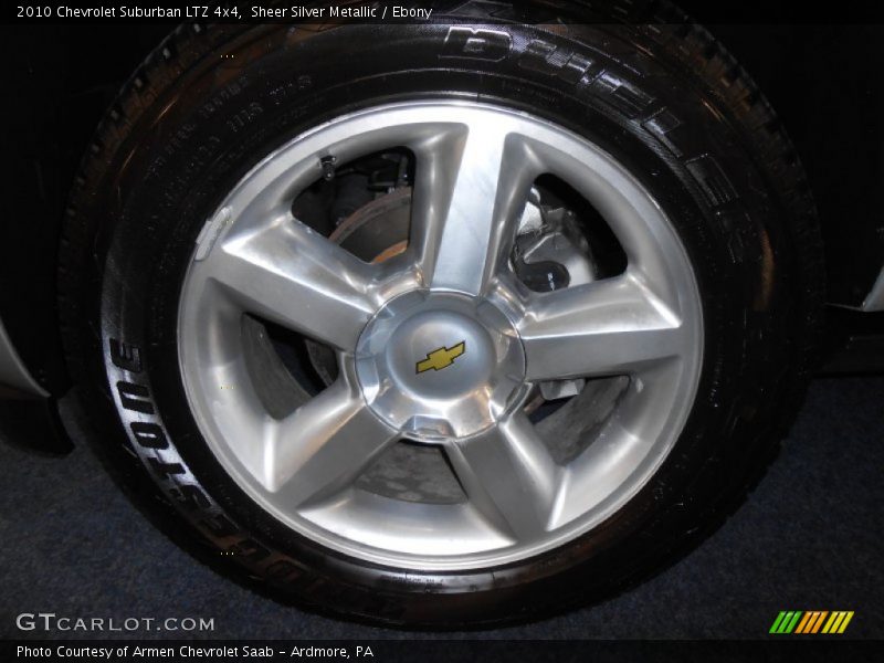 Sheer Silver Metallic / Ebony 2010 Chevrolet Suburban LTZ 4x4