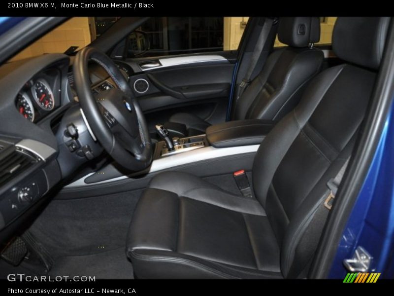 Monte Carlo Blue Metallic / Black 2010 BMW X6 M