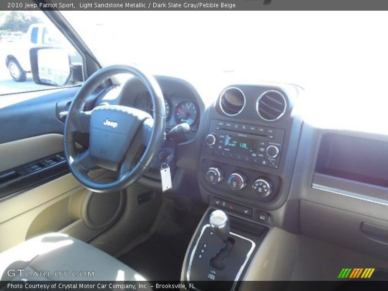 Light Sandstone Metallic / Dark Slate Gray/Pebble Beige 2010 Jeep Patriot Sport