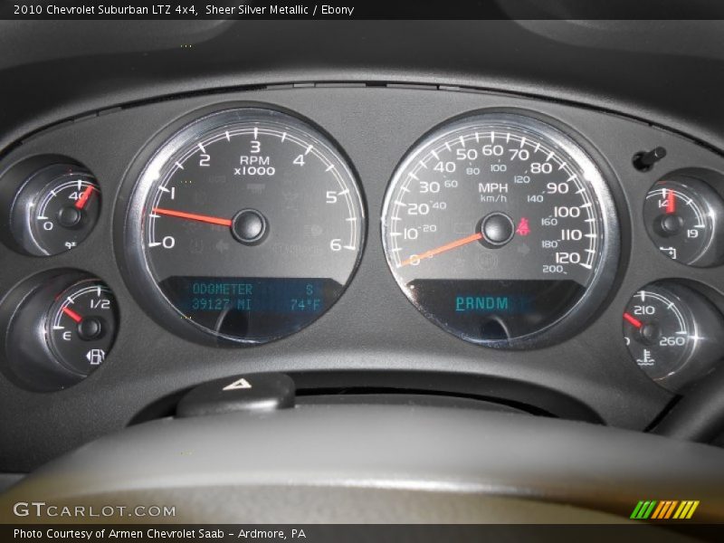 Sheer Silver Metallic / Ebony 2010 Chevrolet Suburban LTZ 4x4