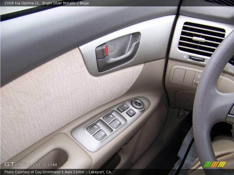 Bright Silver Metallic / Beige 2008 Kia Optima LX