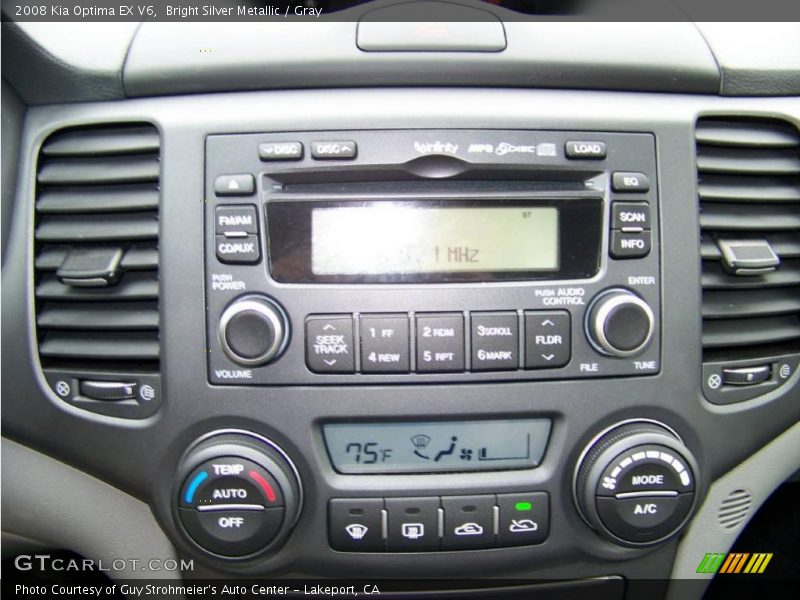 Bright Silver Metallic / Gray 2008 Kia Optima EX V6