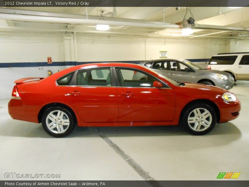 Victory Red / Gray 2012 Chevrolet Impala LT