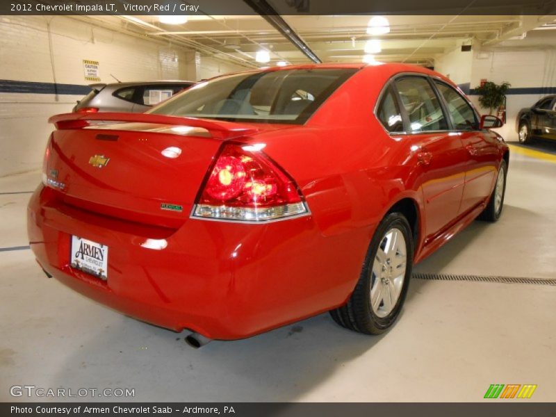 Victory Red / Gray 2012 Chevrolet Impala LT