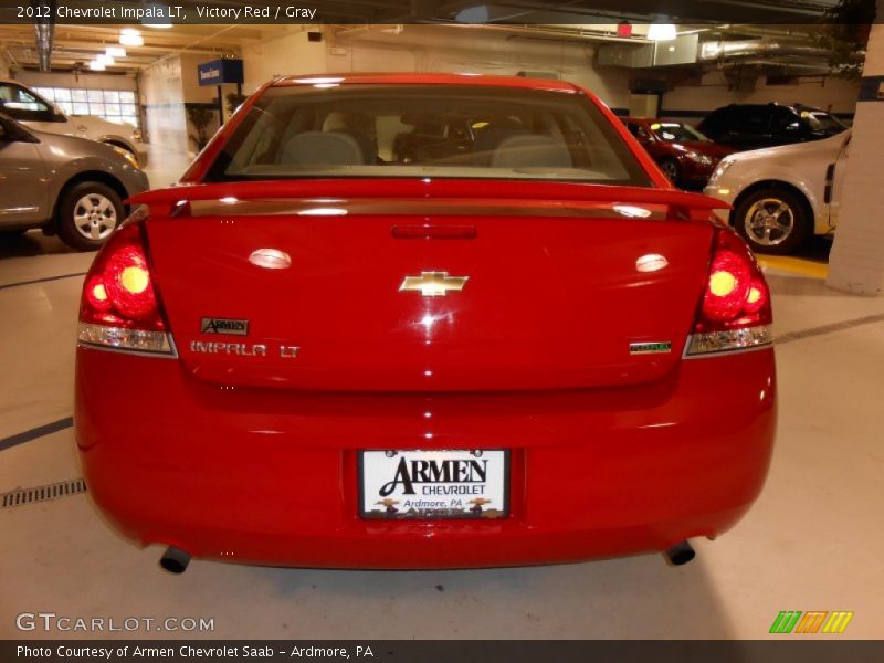 Victory Red / Gray 2012 Chevrolet Impala LT