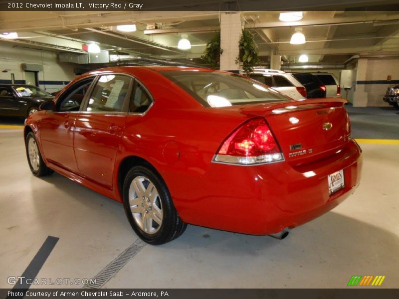Victory Red / Gray 2012 Chevrolet Impala LT