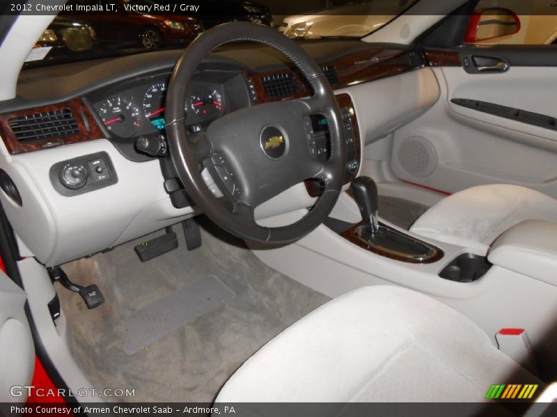 Victory Red / Gray 2012 Chevrolet Impala LT