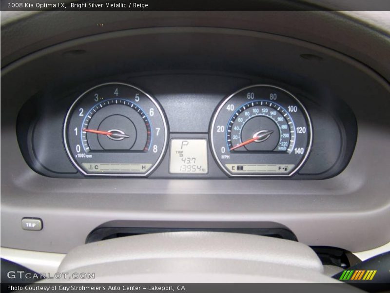 Bright Silver Metallic / Beige 2008 Kia Optima LX