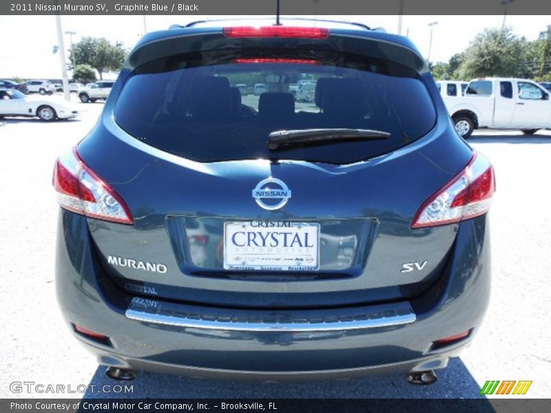 Graphite Blue / Black 2011 Nissan Murano SV