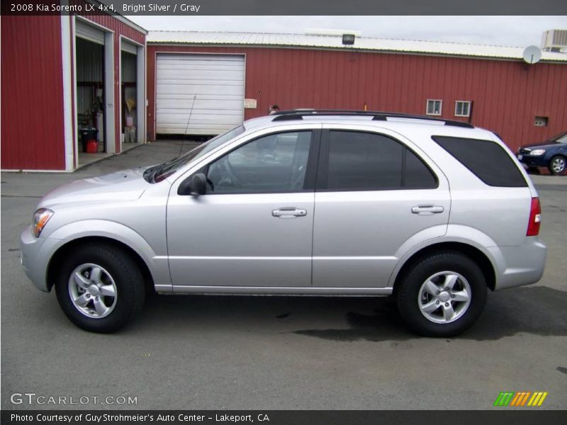 Bright Silver / Gray 2008 Kia Sorento LX 4x4