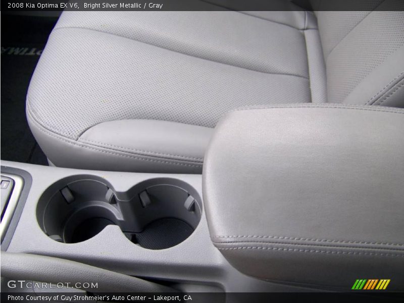 Bright Silver Metallic / Gray 2008 Kia Optima EX V6