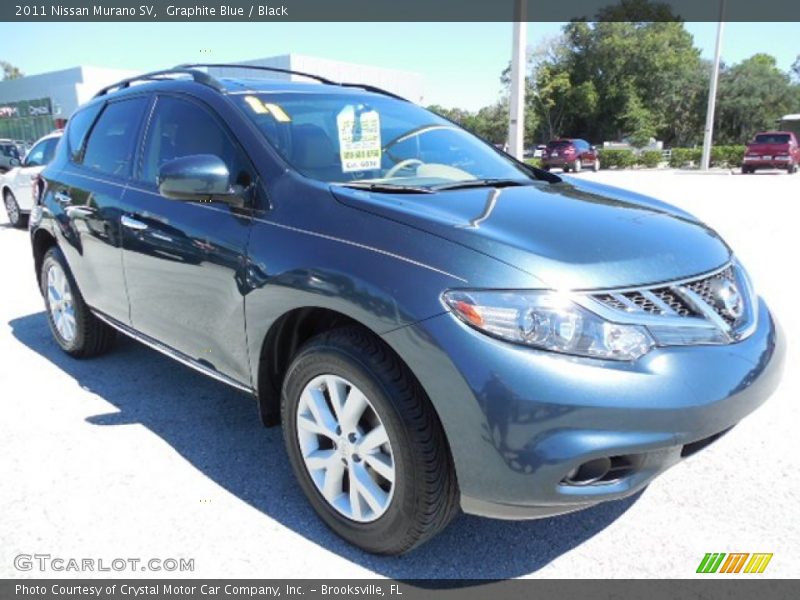 Graphite Blue / Black 2011 Nissan Murano SV