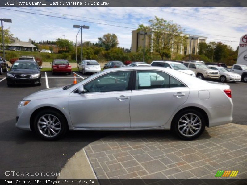 Classic Silver Metallic / Light Gray 2012 Toyota Camry LE