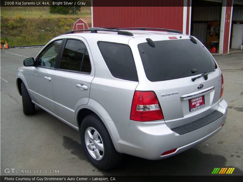 Bright Silver / Gray 2008 Kia Sorento LX 4x4