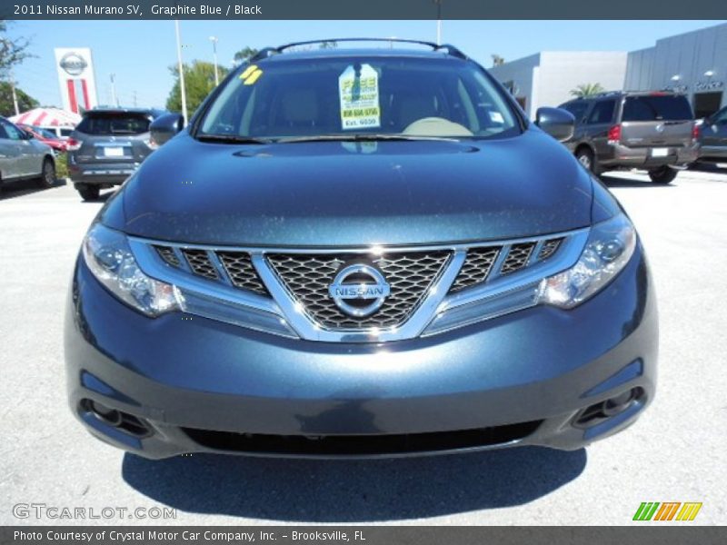 Graphite Blue / Black 2011 Nissan Murano SV