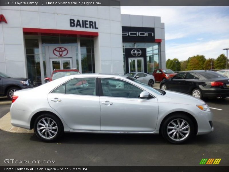 Classic Silver Metallic / Light Gray 2012 Toyota Camry LE
