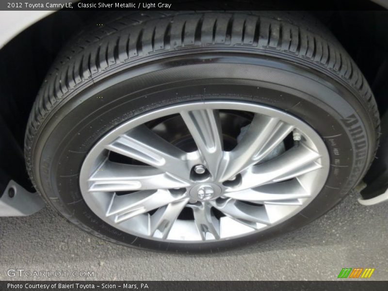 Classic Silver Metallic / Light Gray 2012 Toyota Camry LE