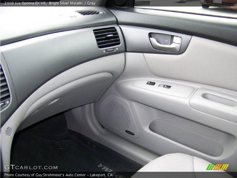 Bright Silver Metallic / Gray 2008 Kia Optima EX V6