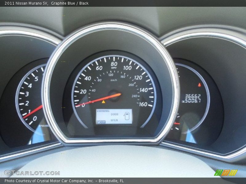 Graphite Blue / Black 2011 Nissan Murano SV