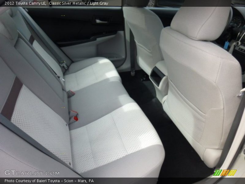Classic Silver Metallic / Light Gray 2012 Toyota Camry LE
