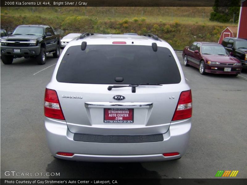 Bright Silver / Gray 2008 Kia Sorento LX 4x4
