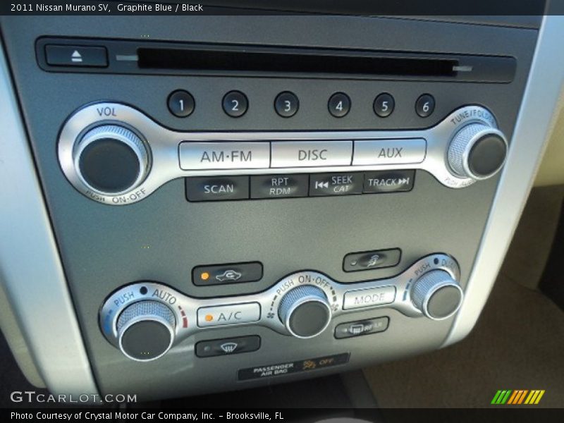 Graphite Blue / Black 2011 Nissan Murano SV